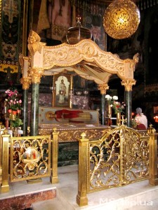Мощи Великомученицы Варвары во Владимирском соборе в Киеве