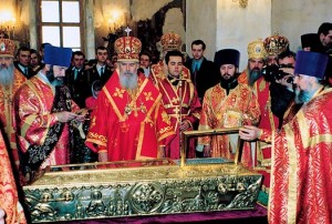 Чин канонизации блаженной Матроны Московской в Покровском ставропигиальном женском монастыре, 2 мая 1999 года